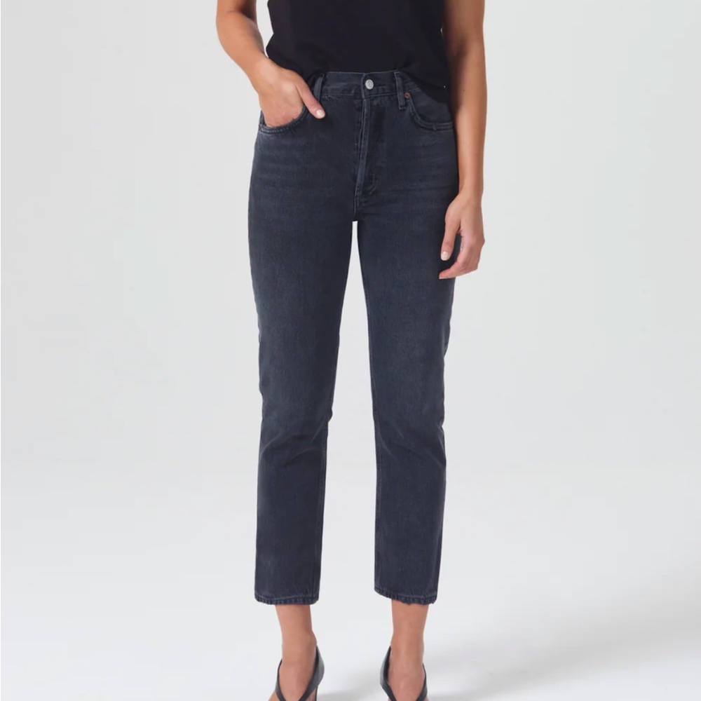 AGOLDE RILEY
HIGH RISE STRAIGHT CROP JEAN